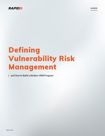 Defining Vulnerability Risk Management
