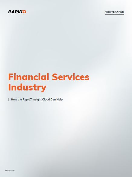 Financial Services Industry: How the Rapid7 Insight Cloud Can Help