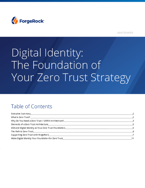 Digital Identity: The Foundation of Your Zero Trust Strategy