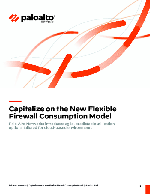 Capitalize on the New Flexible Firewall Consumption Model