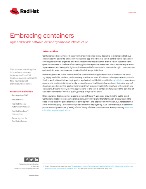 Embracing Containers