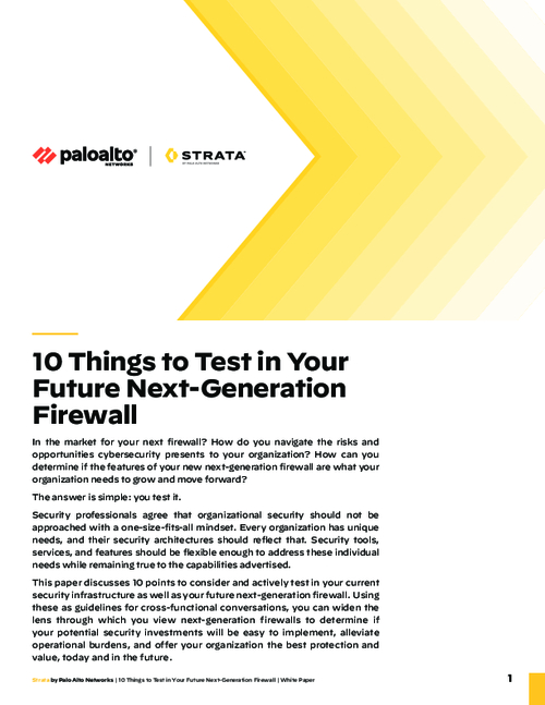 Next-Generation Firewall Testing Checklist: 10 Crucial Items