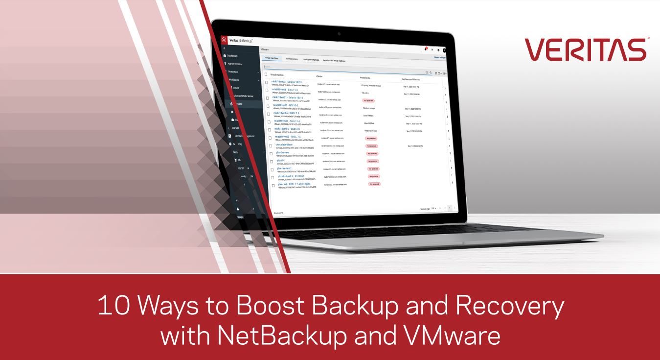 10 Things You Didn't Know About VMware Data Protection And Veritas NetBackup