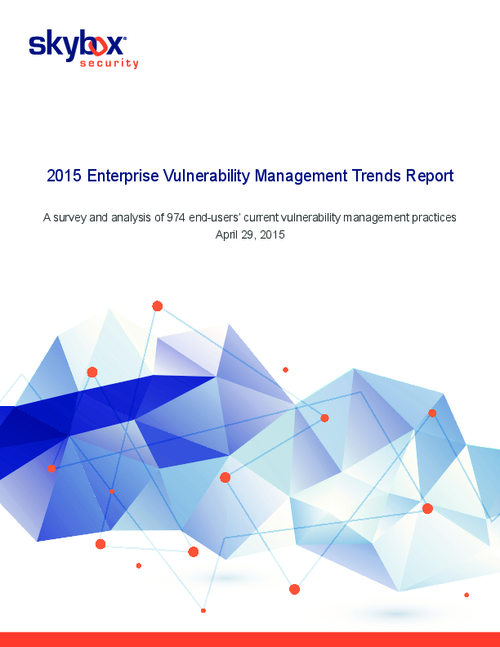 2015 Enterprise Vulnerability Management Trends Report