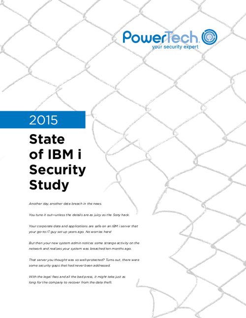 2015 State of IBM i Security Study