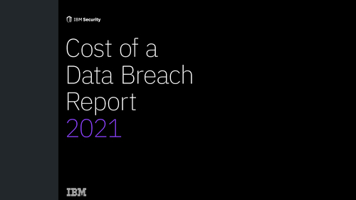 2021 Cost Of A Data Breach