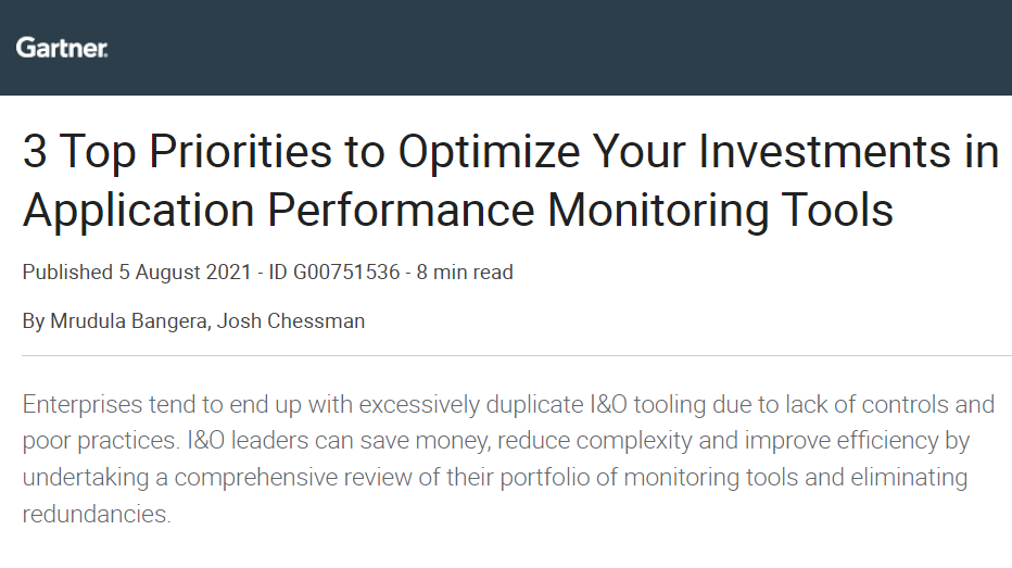 2021 Gartner Report 3 Top Priorities to Optimize Your