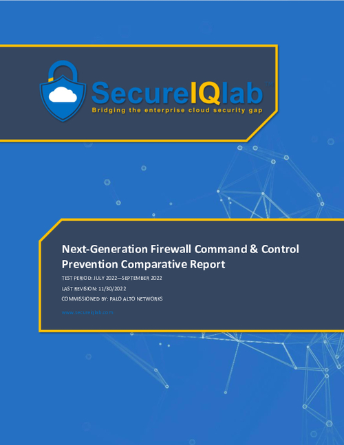 2022 SecureIQLab: Command and Control Comparative Report