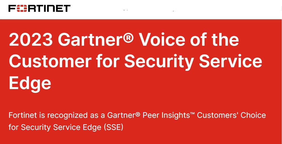 2023 Gartner® Voice of the Customer for Security Service Edge