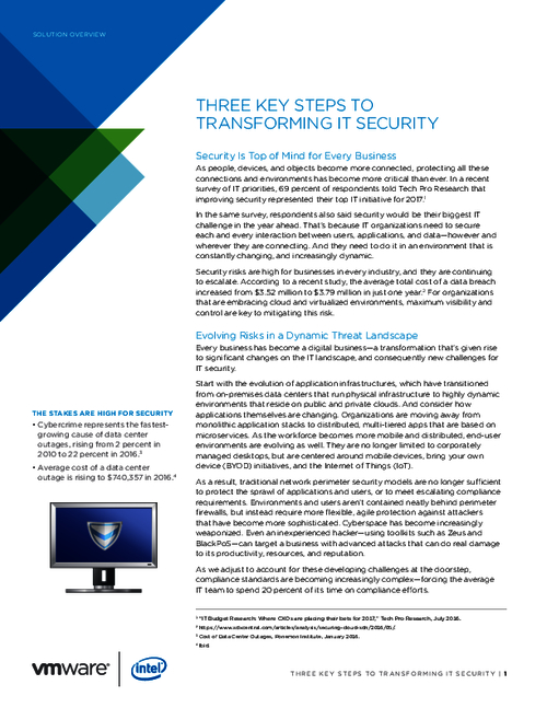 Three Essential Steps That Will Transform Your IT Security