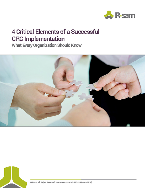 4 Critical Elements of a Successful GRC Implementation