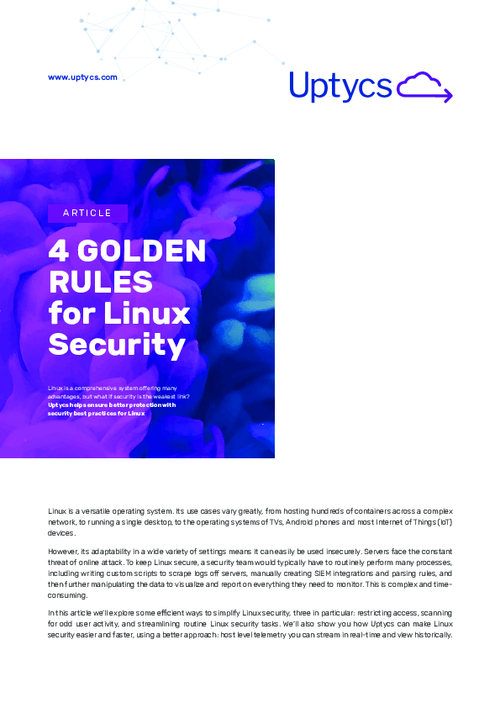 4 Golden Rules for Linux Security