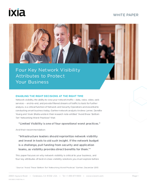 4 Key Network Visibility Attributes to Protect Your Business