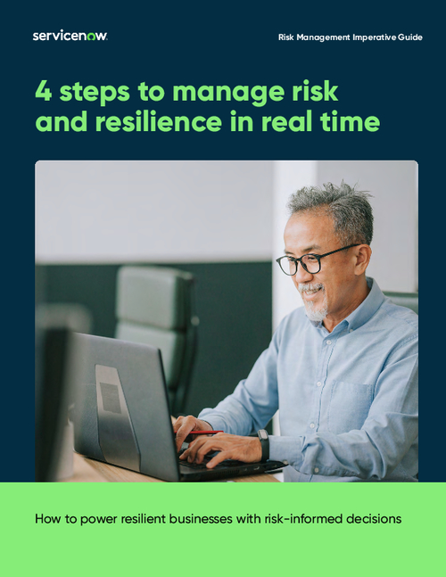 4 Steps to Manage Risk and Resilience in Real Time