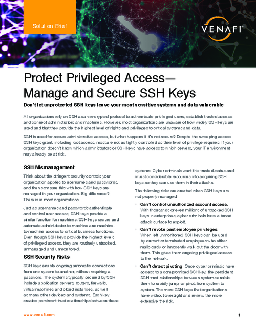 4 Steps to SSH Security: Protect Privileged Access