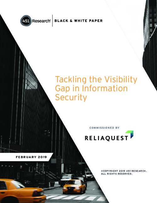 451 Research Report: Tackling the Visibility Gap in Information Security