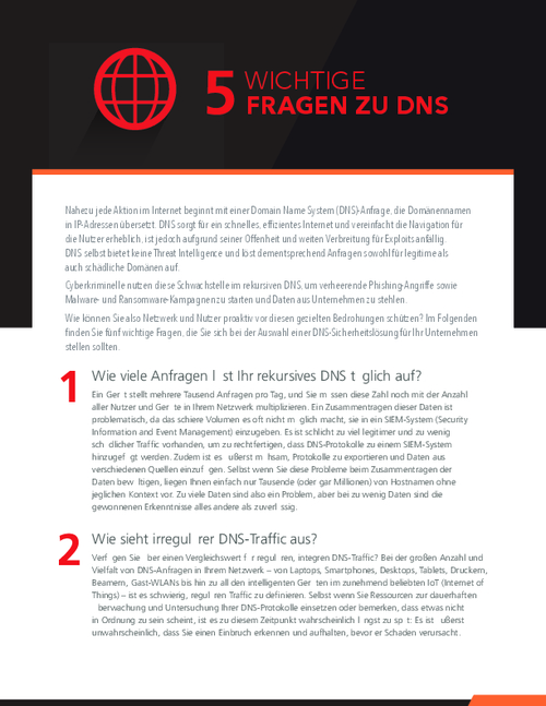 5 Must-Ask DNS Questions (German Language)
