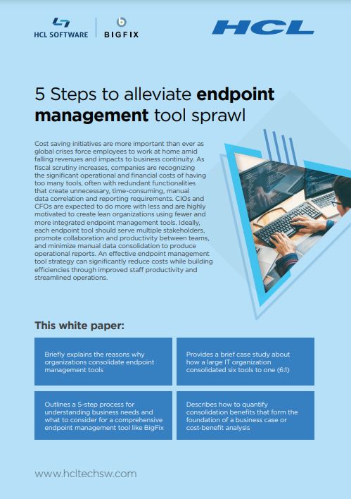 The 5 Step Approach to Alleviate Endpoint Management Tool Sprawl