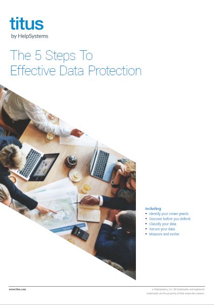 The 5 Steps To Effective Data Protection