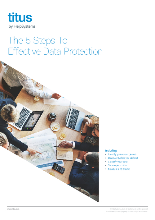 The 5 Steps to Effective Data Protection
