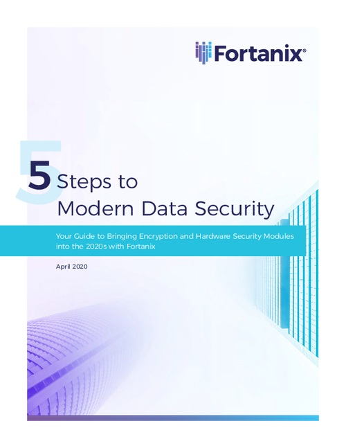 5 Steps to Modern Data Security