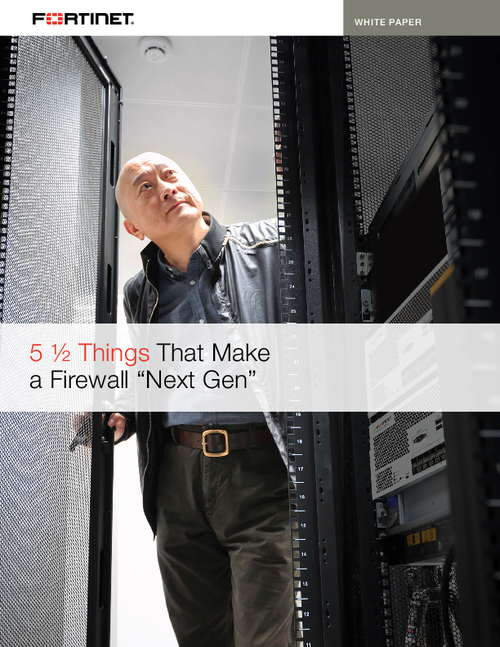 5 and a Half Things That Make a Firewall Next Gen