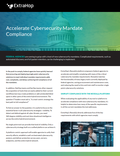 Accelerate Cybersecurity Mandate Compliance