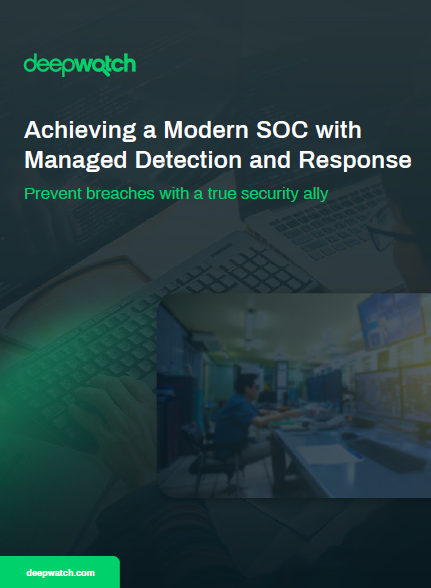 Achieving a Modern SOC with Managed Detection and Response