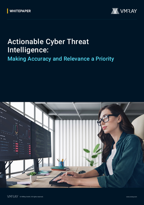 Actionable Cyberthreat Intelligence: Making Accuracy and Relevance a Priority