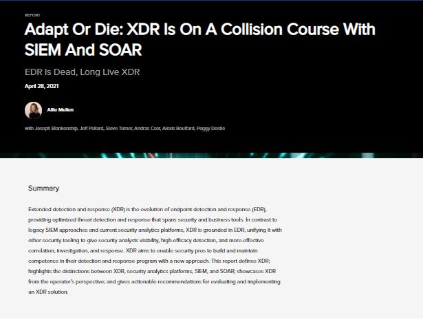 Adapt Or Die: XDR Is On A Collision Course With SIEM And SOAR