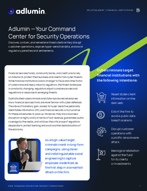 Adlumin —Your Command Center for Security Operations