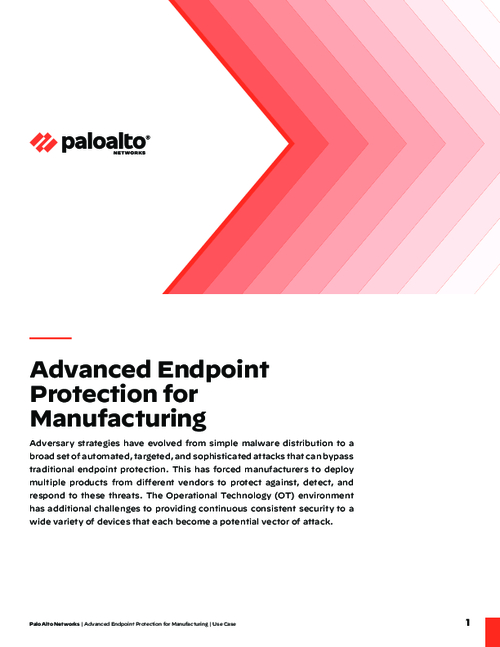 Advanced Endpoint Protection for Manufacturing