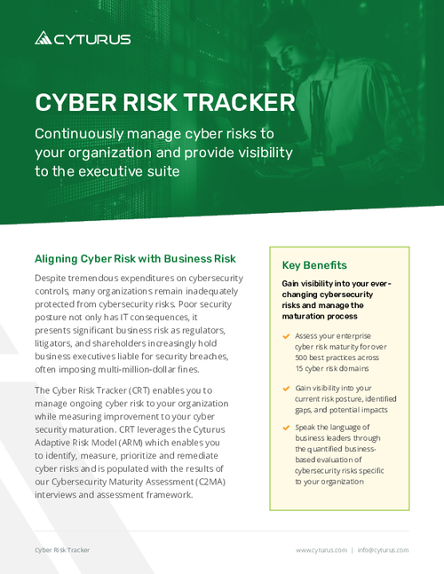 Aligning Cyber Risk with Business Risk