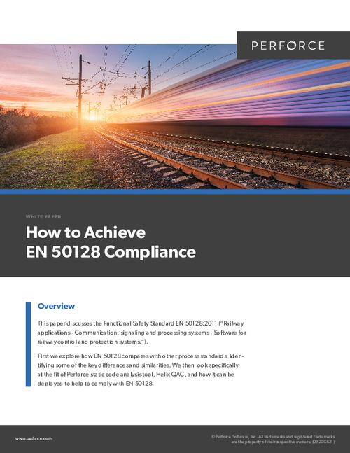 All Aboard! How Rail Companies Can Achieve EN 50128 Compliance