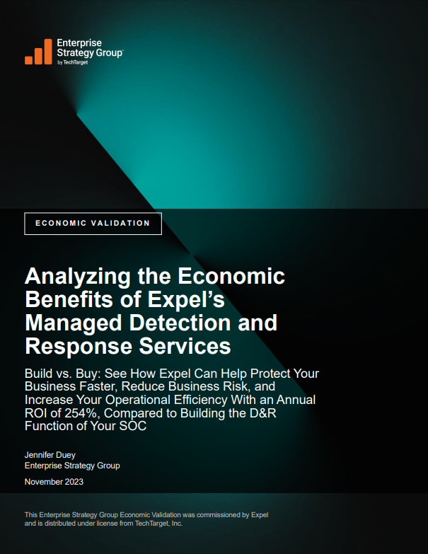 Analysing the Economic Benefits of Expel’s Managed Detection and Response Services