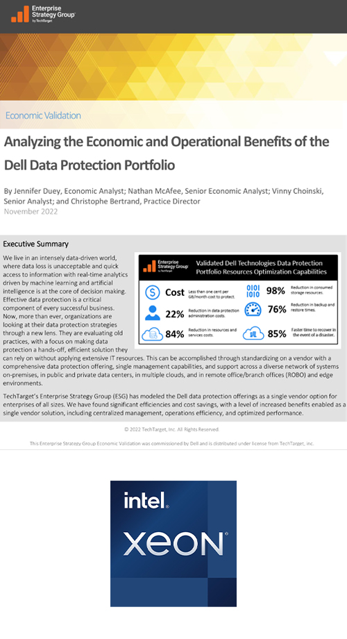 Analyzing the Economic and Operational Benefits of the Dell Data Protection Portfolio