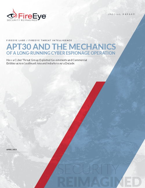APT30: The Mechanics Behind a Decade Long Cyber Espionage Operation