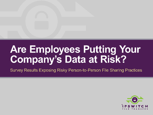 Are Employees Putting Your Company's Data at Risk? [eBook]