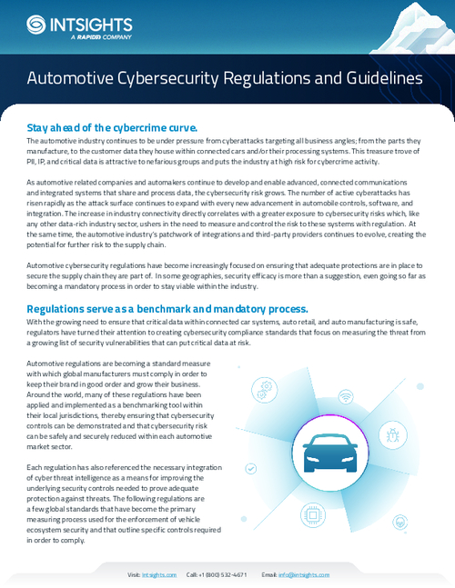 The Auto Industry’s Quick Guide to Regulations & Compliance