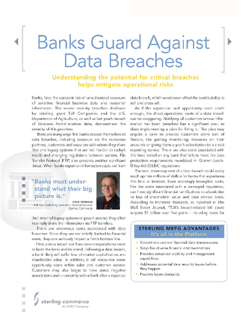Banks Guard Against Data Breaches