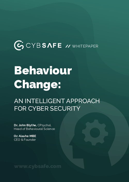 Behaviour Change: An Intelligent Approach For Cyber Security
