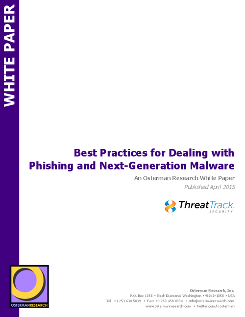 Best Practices for Dealing with Phishing and Next-Generation Malware