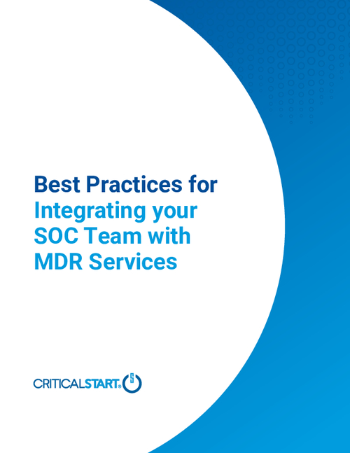 Best Practices for Integrating your SOC Team with MDR Services