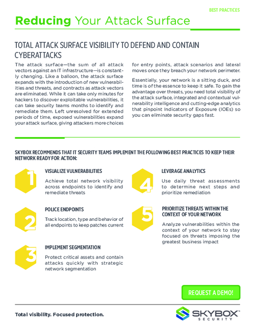 Best Practices for Reducing Your Attack Surface