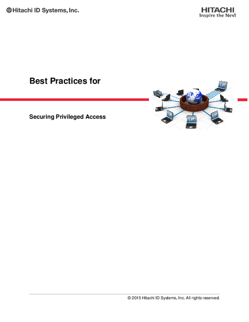 Best Practices for Securing Privileged Access