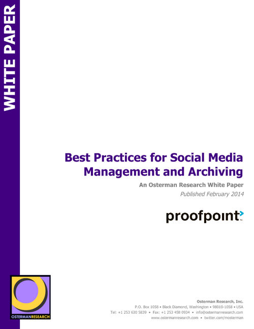 Best Practices for Social Media Management and Archiving