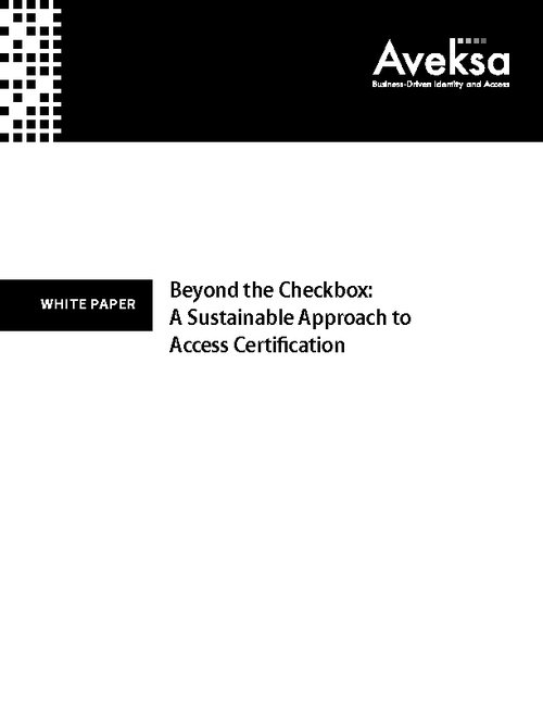 Beyond the Checkbox: A Sustainable Approach to Access Certification