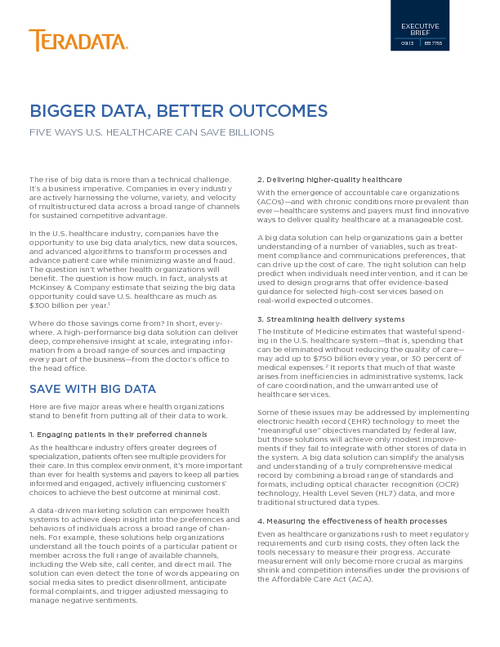 How to Reduce Healthcare Fraud by Leveraging Big Data