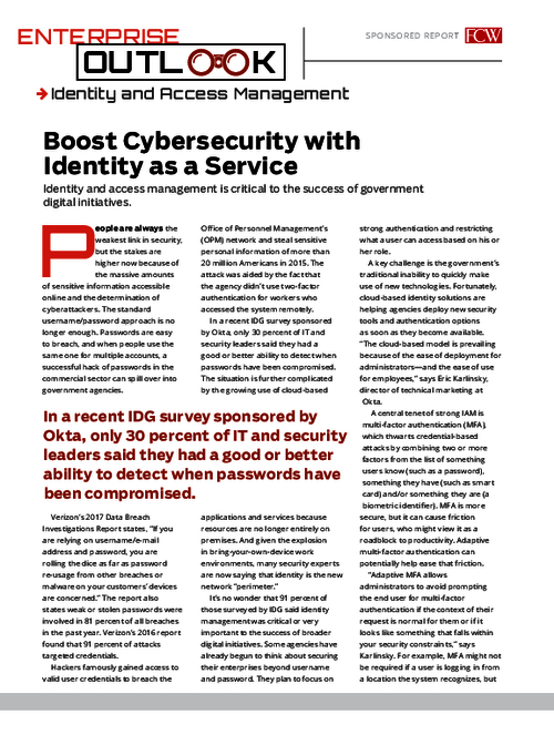 Government Agencies Deploy Security Initiatives with Strong Cloud-Based Identity Solutions