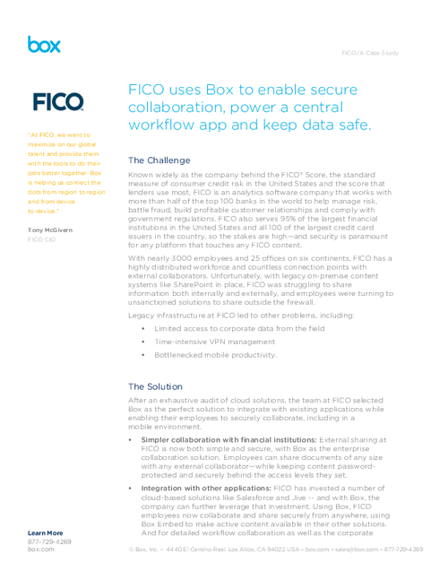 FICO® Recovery Analytics